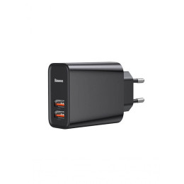 Зарядное устройство Baseus Speed Dual QC3.0 Quick charger U+U 30W