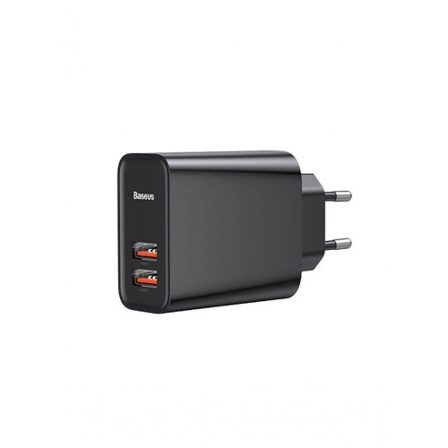Зарядное устройство Baseus Speed Dual QC3.0 Quick charger U+U 30W в рассрочку без первоначального взноса и переплат