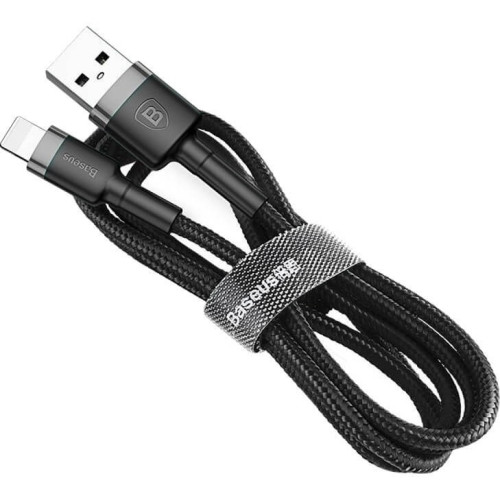 Кабель Baseus Kevlar Lightning Cable 1 м (серый) в рассрочку без первоначального взноса и переплат
