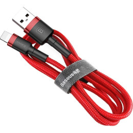 Кабель Baseus Kevlar Lightning Cable 1 м (красный)