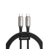 Кабель Baseus Water Drop-shaped Lamp Type-C PD2.0 60W Cable 20V 1м черный