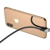 Кабель Baseus Green U-shaped Lamp Mobile Game USB - Lightning 2 м (черный) в рассрочку без первоначального взноса и переплат