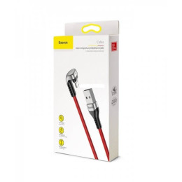 Кабель Baseus Green U-shaped Lamp Mobile Game USB - Lightning 2 м (красный)