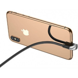Кабель Baseus Green U-shaped Lamp Mobile Game USB - Lightning 1 м (черный)