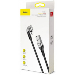 Кабель Baseus Green U-shaped Lamp Mobile Game USB - Lightning 1 м (черный)