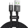 Кабель Baseus double fast charging 5 A 1 м (черный)