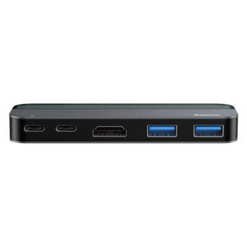 Адаптер BASEUS Transparent Series Dual Type-C Multifunctional HUB в рассрочку без первоначального взноса и переплат