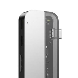 Адаптер BASEUS Transparent Series Dual Type-C Multifunctional HUB