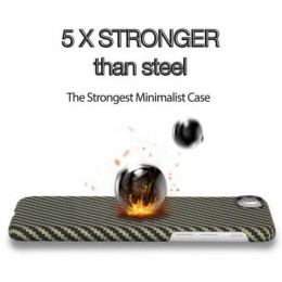 Чехол iPhone 7/8/SE(2020) Pitaka MagEZ Case Черно-Зеленый (в полоску)/Кевлар (арамид)