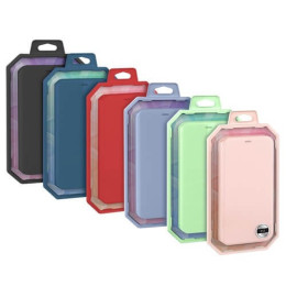 Чехол книжка Hoco Colorful series для iPhone 11 (фиолетовый)