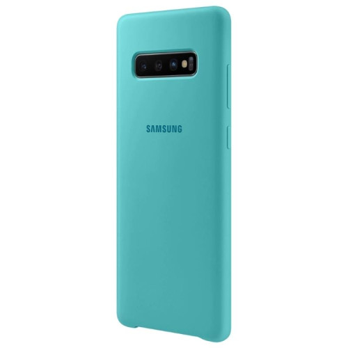 Чехол Samsung Galaxy S10 Plus Silicone Cover Green в рассрочку без первоначального взноса и переплат
