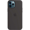 Чехол для iPhone 12 Pro Max Silicone case (чёрный)