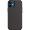 Чехол для iPhone 12 Mini Silicone case (чёрный)
