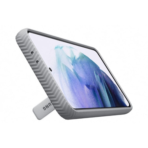 Чехол-накладка Samsung Galaxy S21 Plus Protective Standing Cover Silver в рассрочку без первоначального взноса и переплат