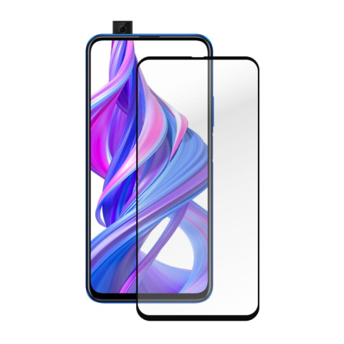 Защитное стекло 3D для Honor 9X Черное в рассрочку без первоначального взноса и переплат