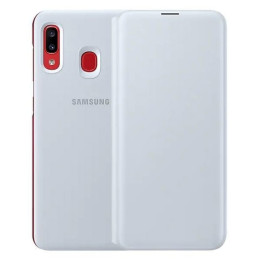 Чехол Samsung Galaxy A20 Wallet Cover White