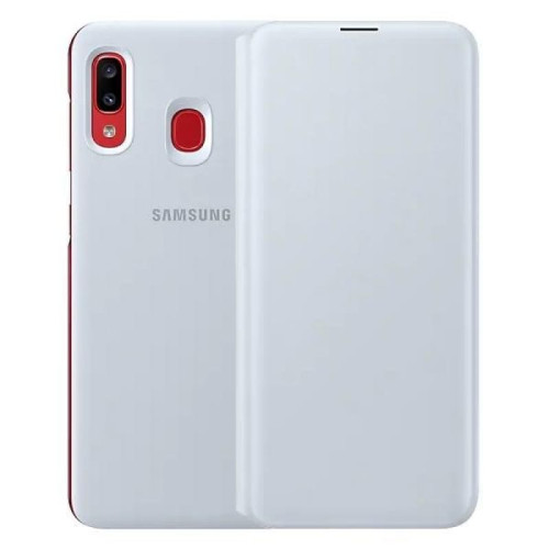 Чехол Samsung Galaxy A20 Wallet Cover White в рассрочку без первоначального взноса и переплат