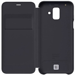 Чехол Samsung Galaxy A6 Wallet Cover Black