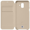 Чехол Samsung Galaxy A6 Wallet Cover Gold в рассрочку без первоначального взноса и переплат
