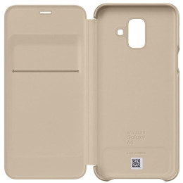 Чехол Samsung Galaxy A6 Wallet Cover Gold