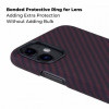 Чехол iPhone 11 Pitaka Черно-Красный/Кевлар (арамид) в рассрочку без первоначального взноса и переплат