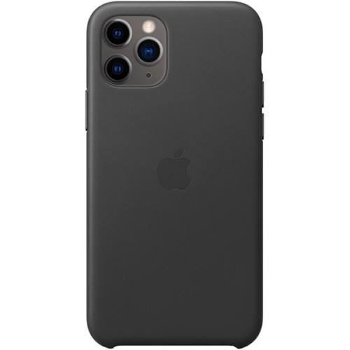 Чехол Apple iPhone 11 Pro Leather Case Black (черный) в рассрочку без первоначального взноса и переплат