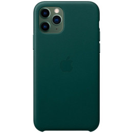 Чехол Apple iPhone 11 Pro Leather Case Forest Green (зеленый)