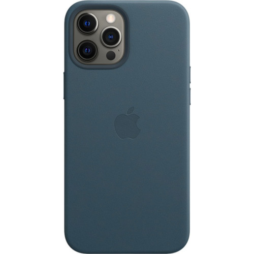 Кожаный чехол Apple MagSafe для iPhone 12 Pro Max (балтийский синий) в рассрочку без первоначального взноса и переплат