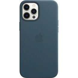 Кожаный чехол Apple MagSafe для iPhone 12 Pro Max (балтийский синий)