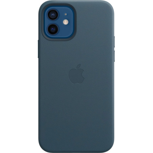 Кожаный чехол Apple MagSafe для iPhone 12/12 Pro (балтийский синий) в рассрочку без первоначального взноса и переплат