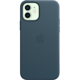 Кожаный чехол Apple MagSafe для iPhone 12/12 Pro (балтийский синий)