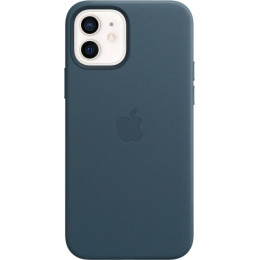 Кожаный чехол Apple MagSafe для iPhone 12/12 Pro (балтийский синий)