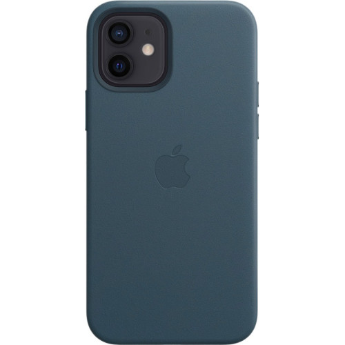 Кожаный чехол Apple MagSafe для iPhone 12/12 Pro (балтийский синий) в рассрочку без первоначального взноса и переплат