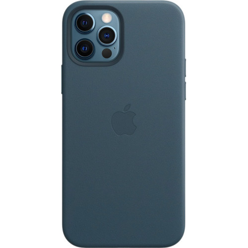 Кожаный чехол Apple MagSafe для iPhone 12/12 Pro (балтийский синий) в рассрочку без первоначального взноса и переплат