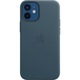 Кожаный чехол Apple MagSafe для iPhone 12 Mini (балтийский синий)