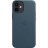 Кожаный чехол Apple MagSafe для iPhone 12 Mini (балтийский синий) в рассрочку без первоначального взноса и переплат