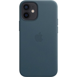 Кожаный чехол Apple MagSafe для iPhone 12 Mini (балтийский синий)