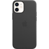 Кожаный чехол Apple MagSafe для iPhone 12 Mini (черный) в рассрочку без первоначального взноса и переплат