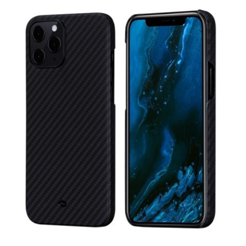 Кевларовый чехол Pitaka MagEZ Case для iPhone 12 Pro (черно-серый) в рассрочку без первоначального взноса и переплат