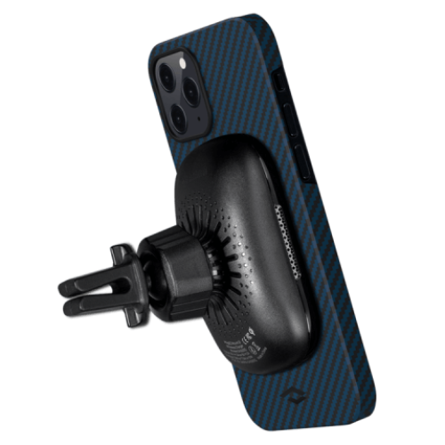 Кевларовый чехол Pitaka MagEZ Case для iPhone 12 Pro (черно-синий) в рассрочку без первоначального взноса и переплат