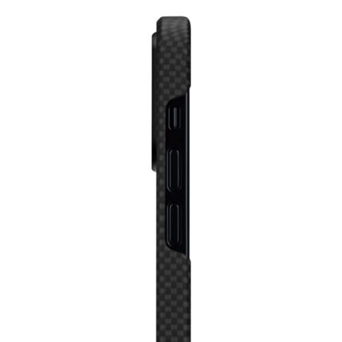 Кевларовый чехол Pitaka MagEZ Case для iPhone 12 Pro Max (черно-серый, шахматное плетение) в рассрочку без первоначального взноса и переплат