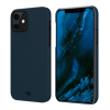 Кевларовый чехол Pitaka MagEZ Case для iPhone 12 Mini (черно-синий)