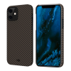 Кевларовый чехол Pitaka MagEZ Case для iPhone 12 Mini (черно-коричневый)