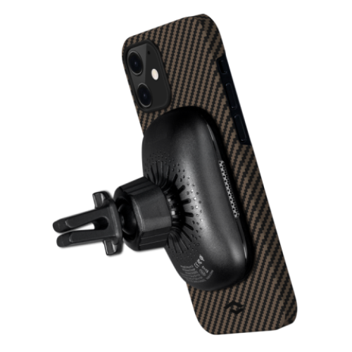 Кевларовый чехол Pitaka MagEZ Case для iPhone 12 Mini (черно-коричневый) в рассрочку без первоначального взноса и переплат