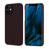 Кевларовый чехол Pitaka MagEZ Case для iPhone 12 Mini (черно-красный)