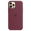 Чехол iPhone 12/12 Pro Silicone Case MagSafe Plum в рассрочку без первоначального взноса и переплат