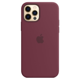 Чехол iPhone 12/12 Pro Silicone Case MagSafe Plum