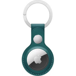 Брелок для Apple AirTag с кольцом для ключей (зелeный лес)