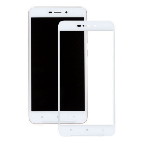 Защитное стекло 3D для Xiaomi Redmi 5A/GO Белое в рассрочку без первоначального взноса и переплат