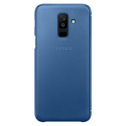 Чехол Samsung Galaxy A6 Plus Wallet Cover Blue